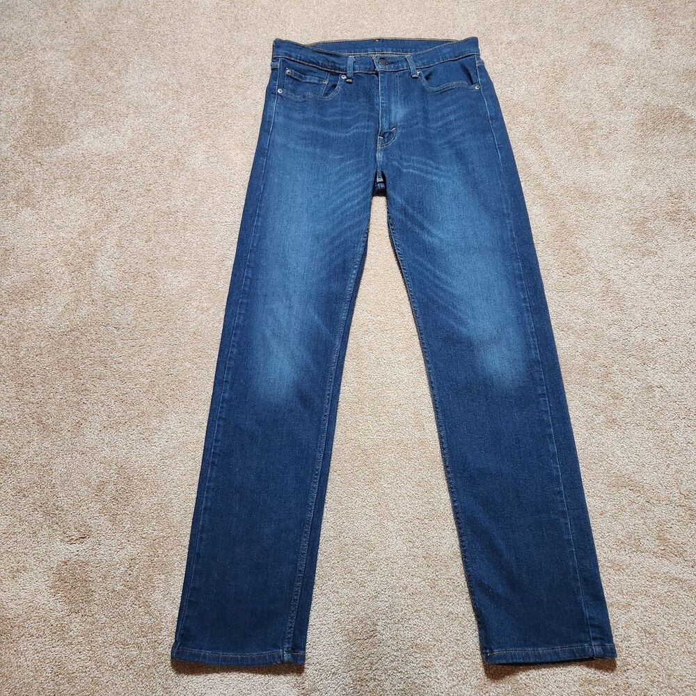 Levi's 505 Men 33X34(33) Classic Regular Fit Straight Leg Dark Wash